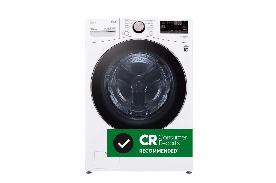 LG WM4000HWA 4.5 cu. ft. Ultra Large Capacity Smart wi-fi Enabled Front Load Washer with TurboWash™ 360° and Built-In Intelligence