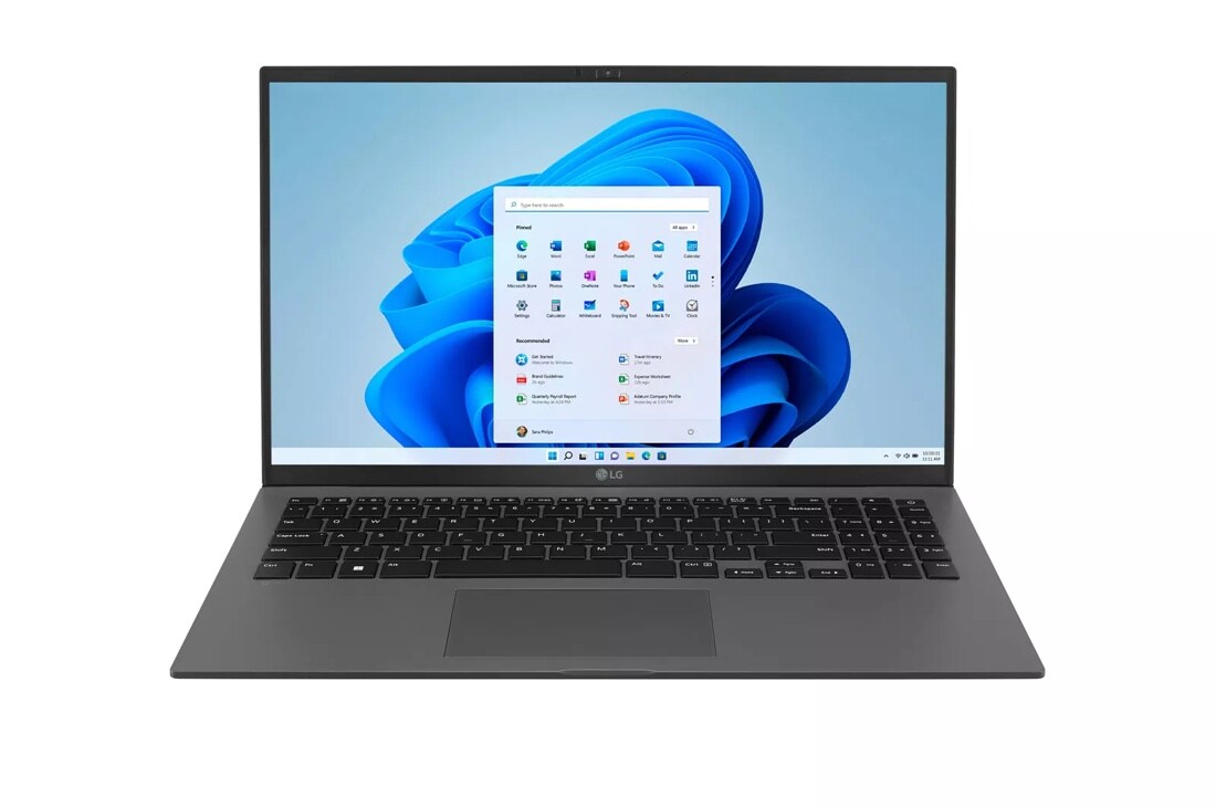 LG gram 15” Lightweight Laptop powered by Intel® Core™ i7, Windows 11 Home, 8GB RAM, 512GB SSD, Gray