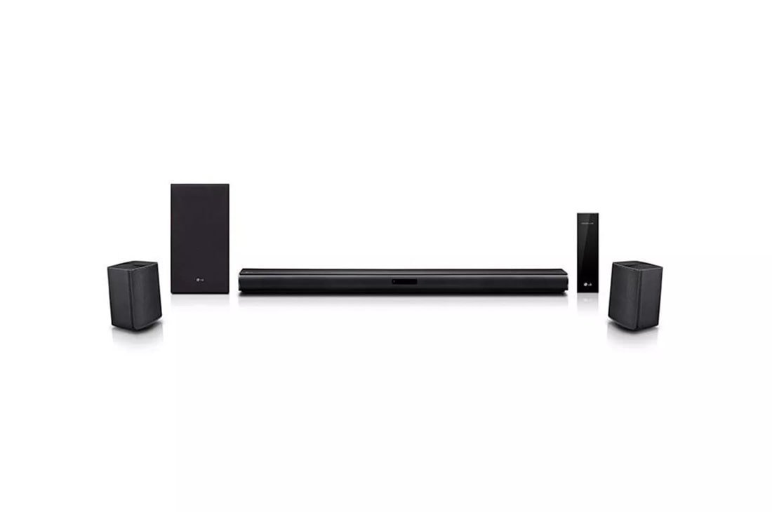 LG LASC58R 4.1 Channel Sound Bar Surround System with Wireless Subwoofer