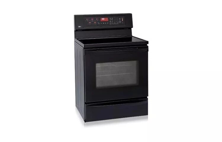 Freestanding Electric Range with Dual Convection System