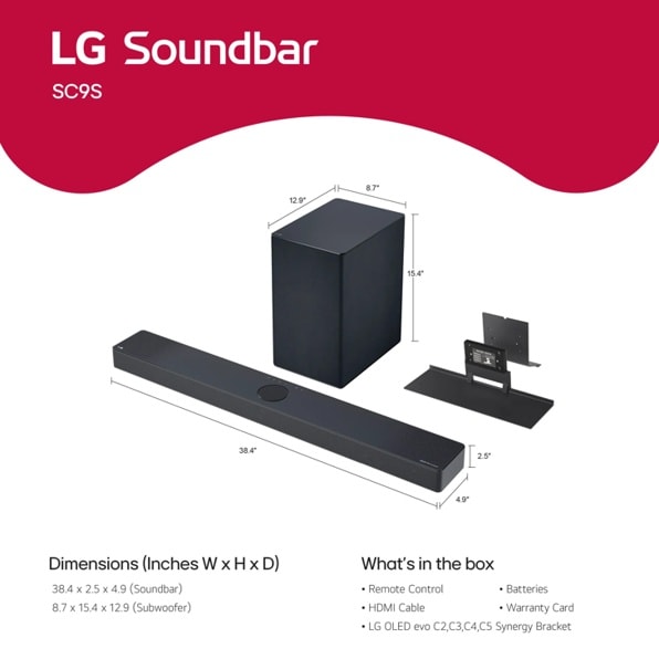 LGエレクトロニクス SC9S 3.1.3chサウンドバー 公式】サウンドバー - SC9S | LG JP | LG JP
