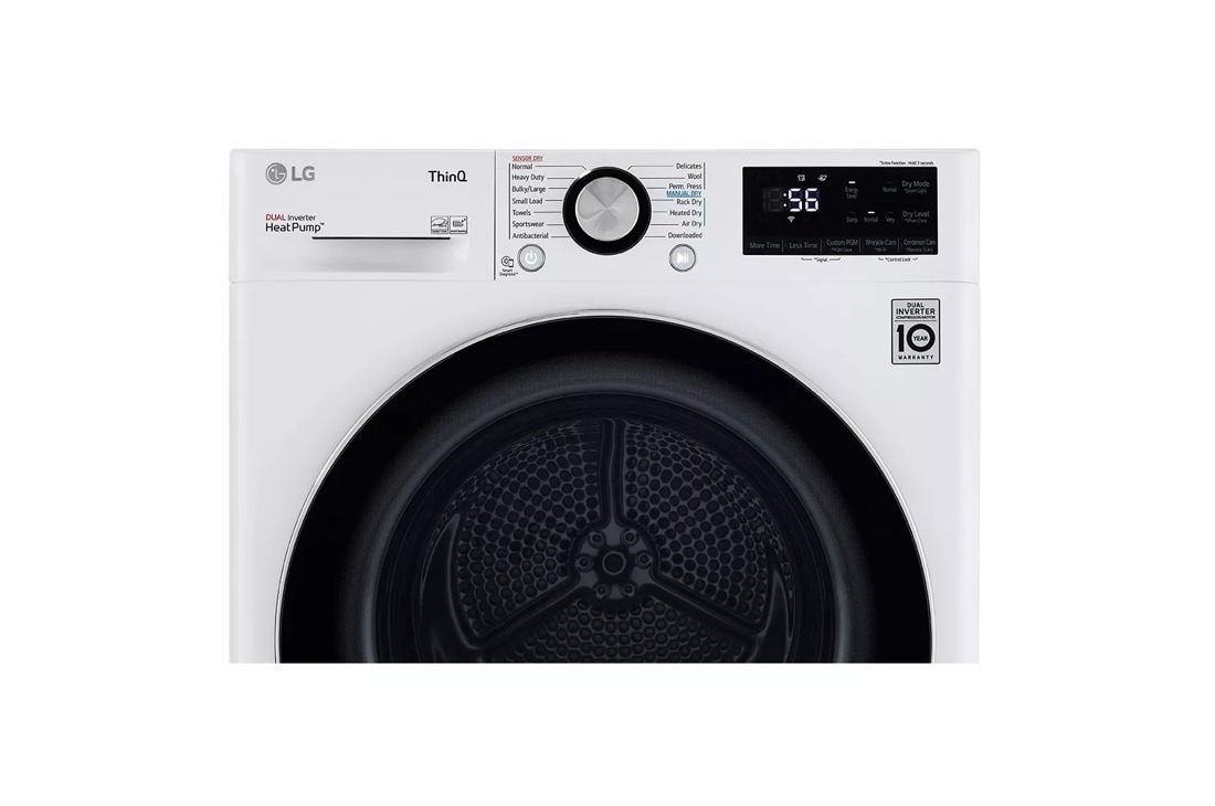 LG 2.4 Cu. Ft. High-Efficiency Smart Front Load Washer and Electric Dryer  Combo with Steam and Sensor Dry Graphite Steel WM3555HVA - Best Buy