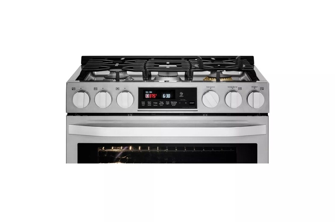 LG STUDIO 6.3 cu. ft. Smart wi-fi Enabled Gas Slide-in Range with ProBake Convection®