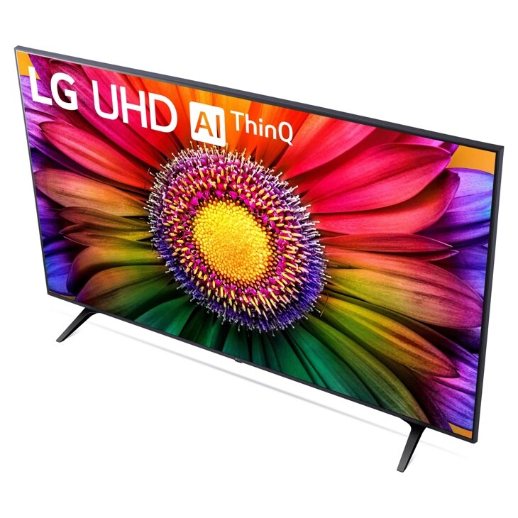 LG 65UR8000 65 inch 4K UHD LED TV with ai thinq right side angle view
