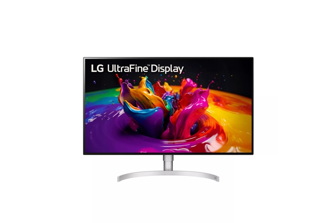 LG UltraFine - Monitor de computadora de 32 pulgadas 32UL500-W, VA con  compatibilidad HDR 10 y AMD FreeSync, color blanco