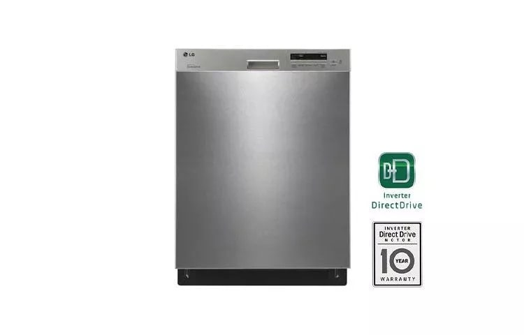 LG LDS5040ST Front Control Dishwasher with EasyRack Plus LG USA