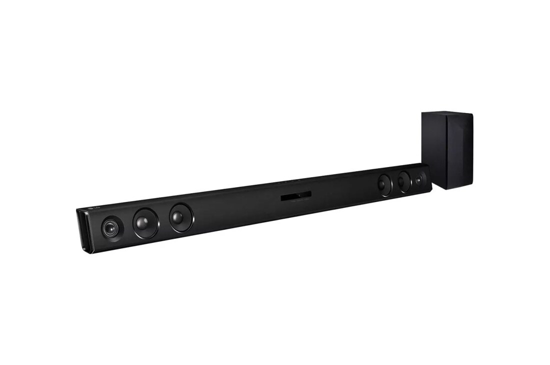 LG LAS485B 2.1 Channel 300W Sound Bar with Wireless Subwoofer and Bluetooth® Connectivity