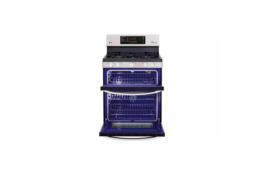 LG LDG3036BD 30 Inch Freestanding Gas Range with Convection, IntuiTouch  Controls, EasyClean, 6 cu. ft. Total Oven Capacity, 5 Sealed Burners,  Broil, Proof, Warm and Griddle