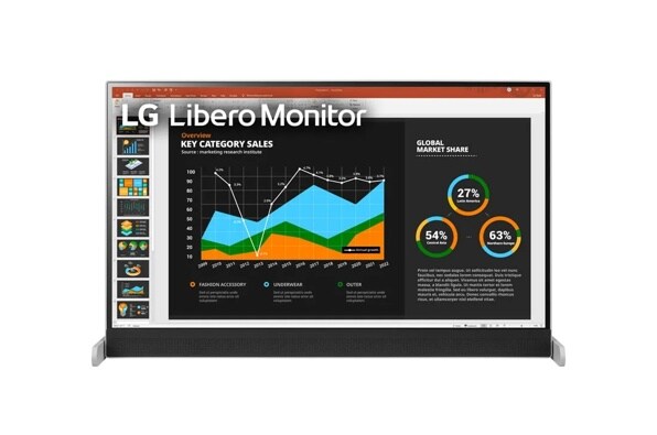 LG Libero Monitor 27BQ70QC-S PCモニター 27bq70qc-s | 27-inch QHD Libero Monitor with Detachable Full