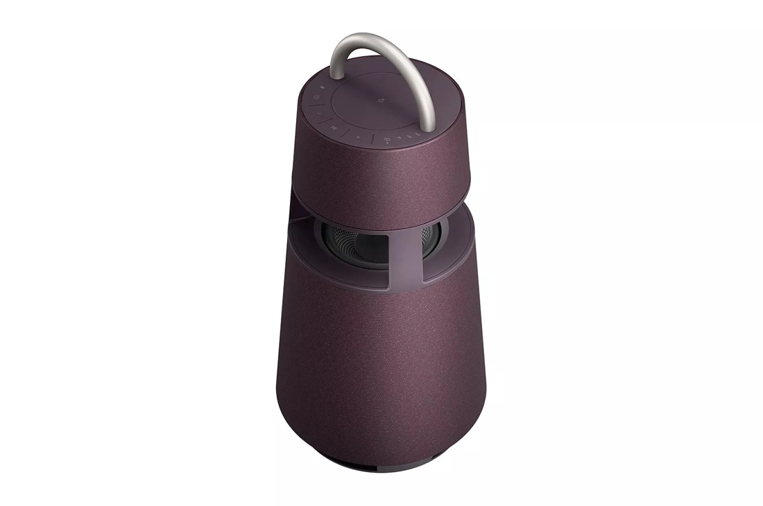 Portable | Lighting XBOOM Sound with Speaker 360 Burgundy Mood Bluetooth USA (RP4) Omnidirectional LG LG Wireless -