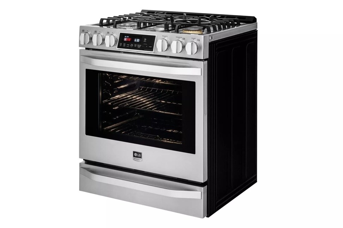 LG STUDIO 6.3 cu. ft. Smart wi-fi Enabled Gas Slide-in Range with ProBake Convection®