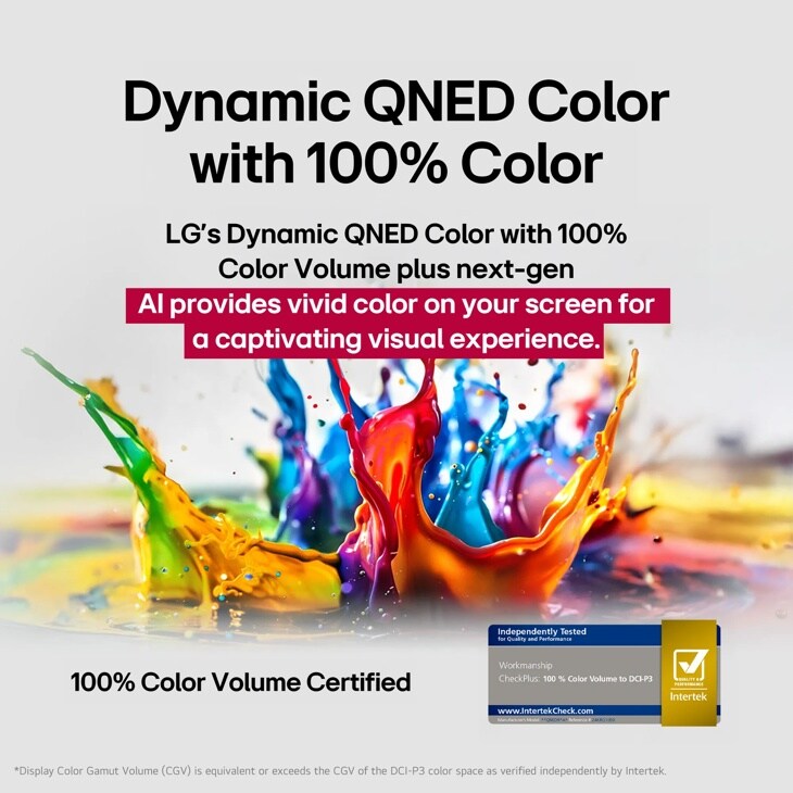 65 inch Class LG QNED AI QNED82A 4K Smart TV 2025 - 65QNED82AAA