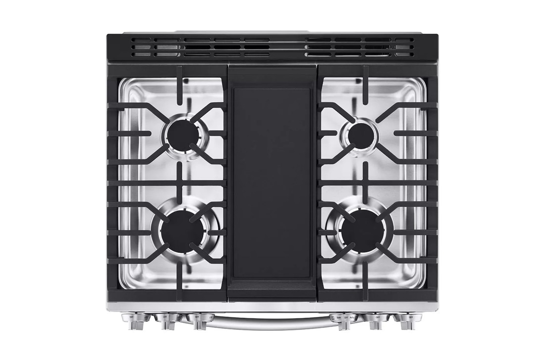 LG 30-inch Dual Fuel Range with Air Fry and ProBake® Convection LSDL63