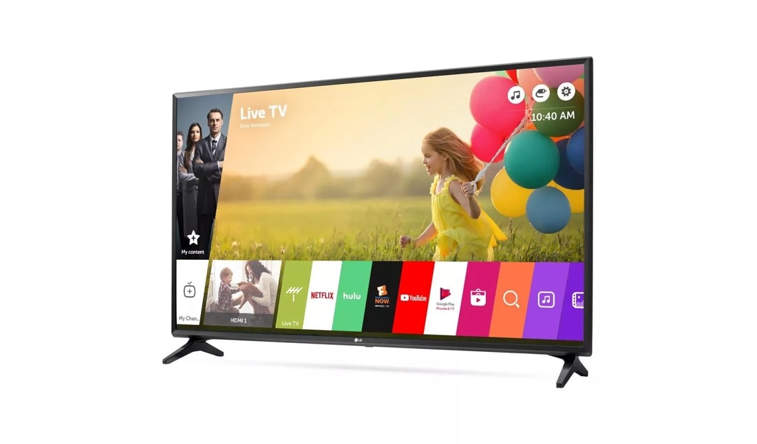 Best Buy: LG 43 Class LED LJ550M Series 1080p Smart HDTV 43LJ550M