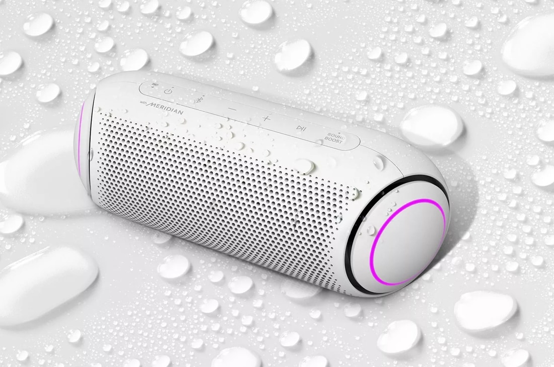  LG XBOOM Go Portable Bluetooth Speaker PL5 - LED Lighting and  up to 18-Hour Battery : Electronics