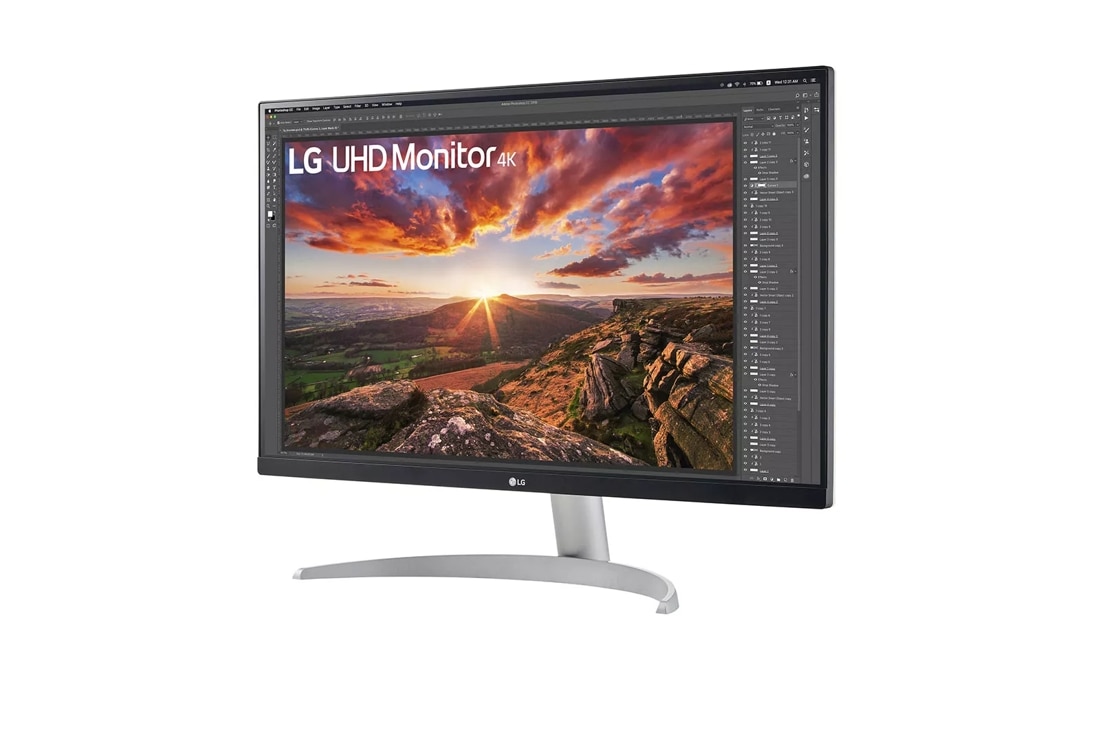 LG 27” IPS LED 4K UHD 60Hz AMD FreeSync Monitor with HDR (DisplayPort,  HDMI) Black 27UP600-W.AUM - Best Buy