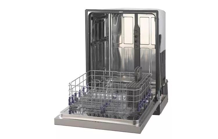 Semi-Integrated Dishwasher with Height-Adjustable 3rd Rack
