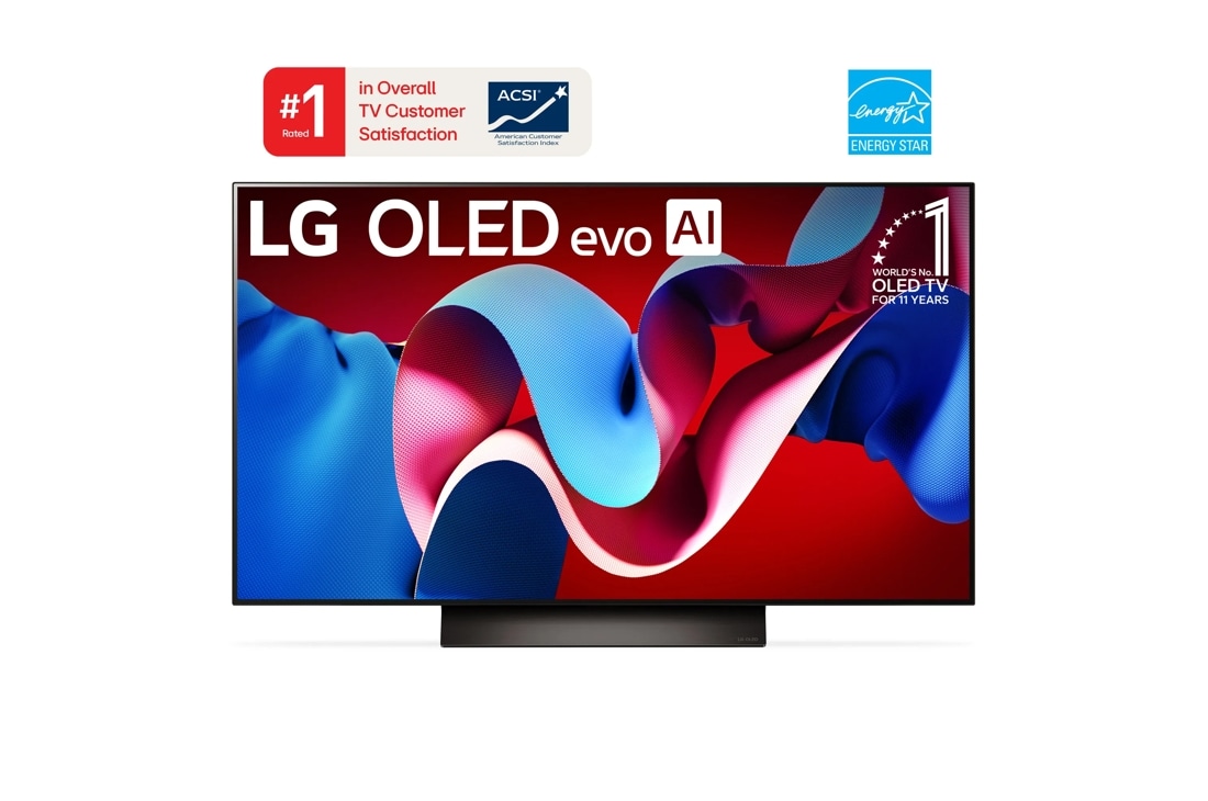 48 inch LG OLED evo AI C4 4K Smart TV 2024 - OLED48C4PUA | LG USA