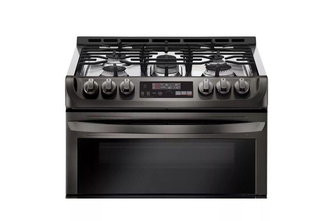 6.9 cu. ft. Smart wi-fi Enabled Gas Double Oven Slide-In Range with ProBake Convection® and EasyClean®