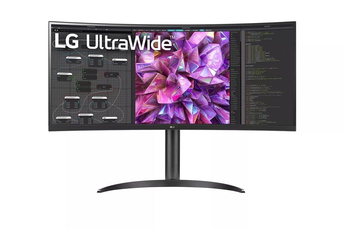 34" Curved UltraWide™ QHD IPS HDR 10 Built-in KVM Monitor with USB Type-C™