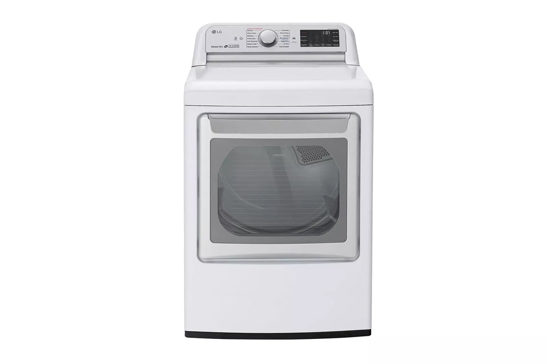 LG DLEX7800WE 7.3 cu.ft. Smart wi-fi Enabled Electric Dryer with TurboSteam™