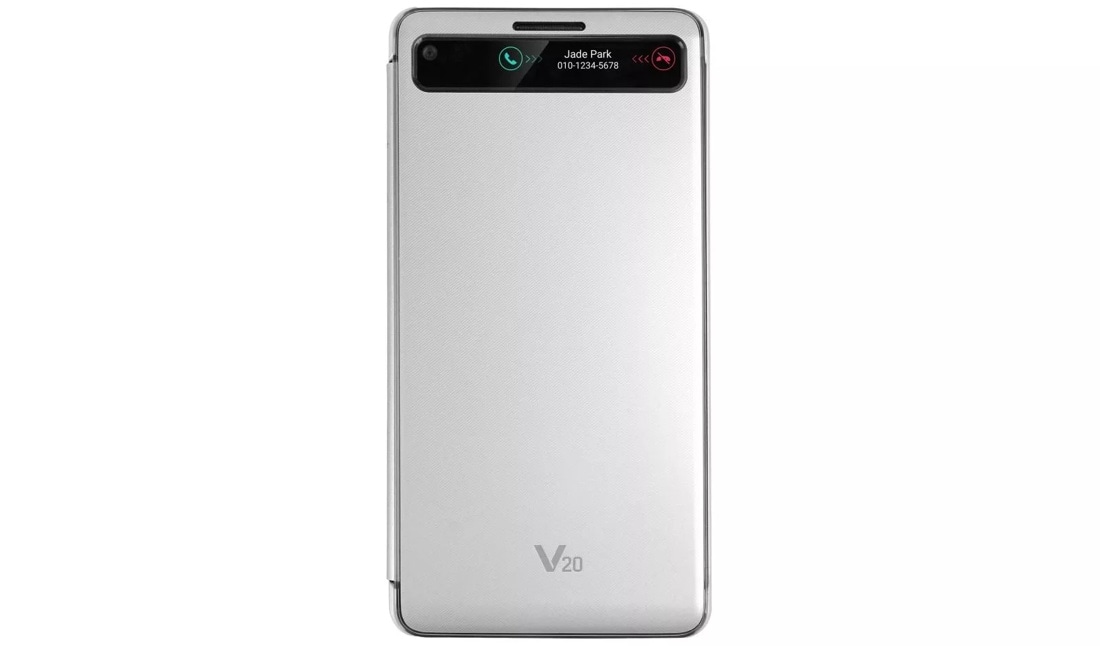 LG V20 Smartphone Quick Cover (CFV260) in Black LG USA