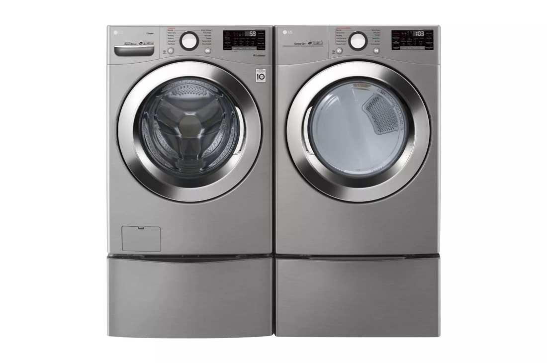 Grey lg store washer and dryer