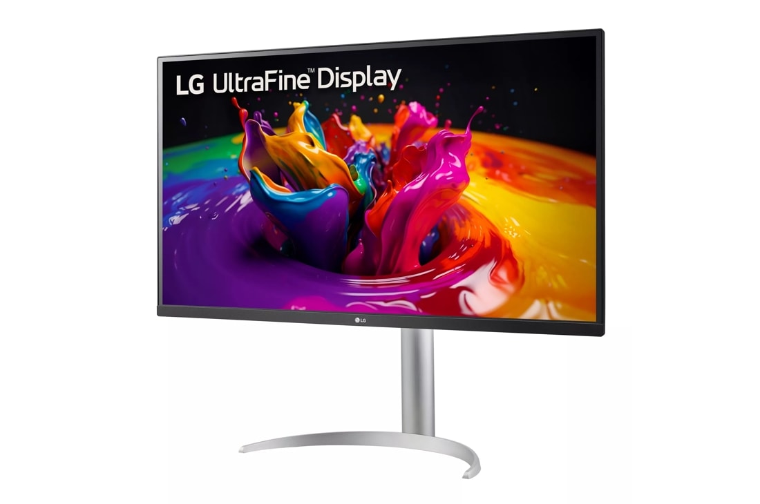  LG 32UN650-W Monitor 32 UHD (3840 x 2160) IPS Ultrafine  Display, HDR10 Compatibility, DCI-P3 95% Color Gamut, AMD FreeSync, 3-Side  Virtually Borderless Design, Height Adjustable Stand - Silve/White :  Electronics