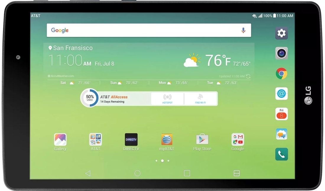 LG G Pad X® 8.0'' AT & T (V520) | LG USA