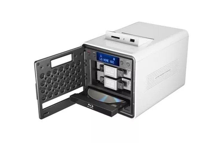 2 Bay Super Multi NAS with Blu-ray Disc Rewriter
