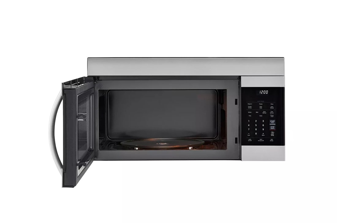 Samsung 30 1.7 Cu. Ft. Over-the-Range Microwave with 10 Power Levels & 300  CFM - Black Stainless Steel