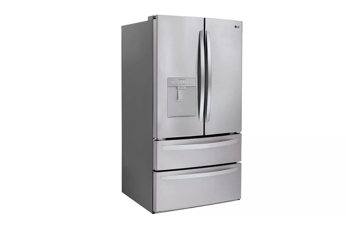 29 cu. ft. french door refrigerator left side angle view