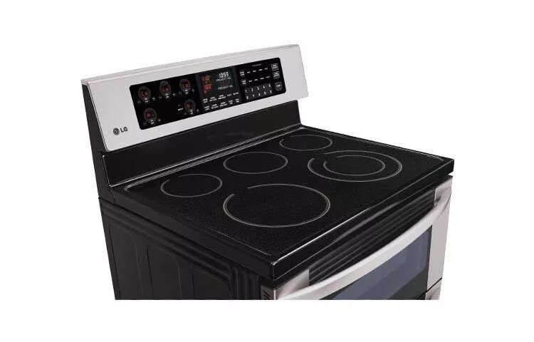 6.7 cu. ft. Capacity Electric Double Oven Range with a 6” High Upper Oven