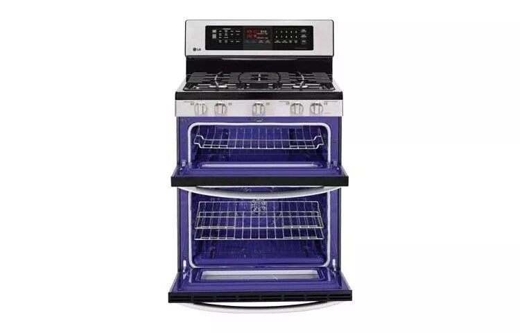 6.1 cu. ft. Capacity Gas Double Oven Range with Infrared Grill and EasyClean™