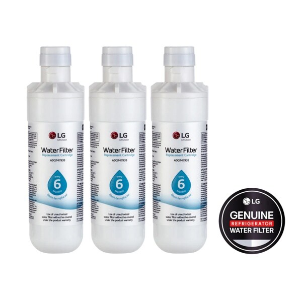 LG LT1000P3 - 6 Month / 200 Gallon Capacity Replacement Refrigerator Water Filter 3-Pack