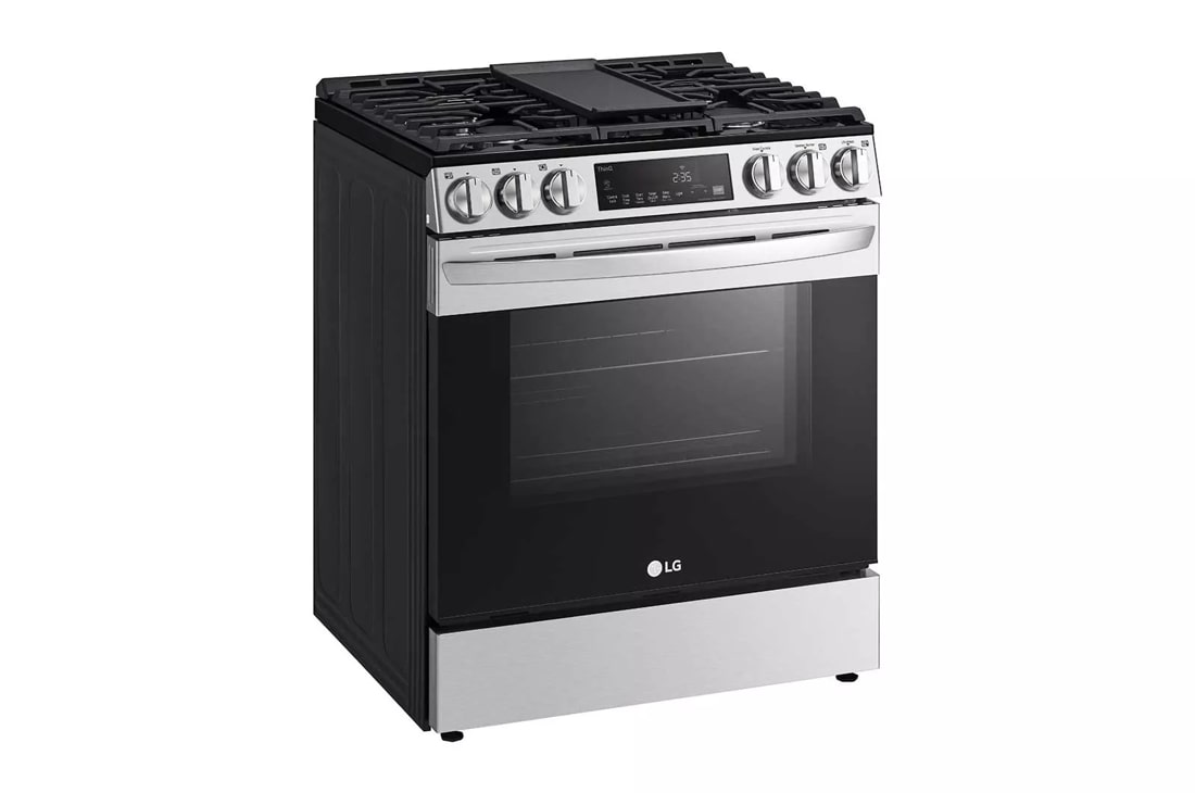 LG LRGL5823D 30 Inch Gas Smart Range with 5 Sealed Burners, 5.8 Cu