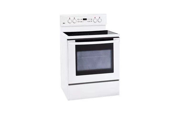 Extra-large Capacity Freestanding Electric Range with PreciseTemp&trade baking system.