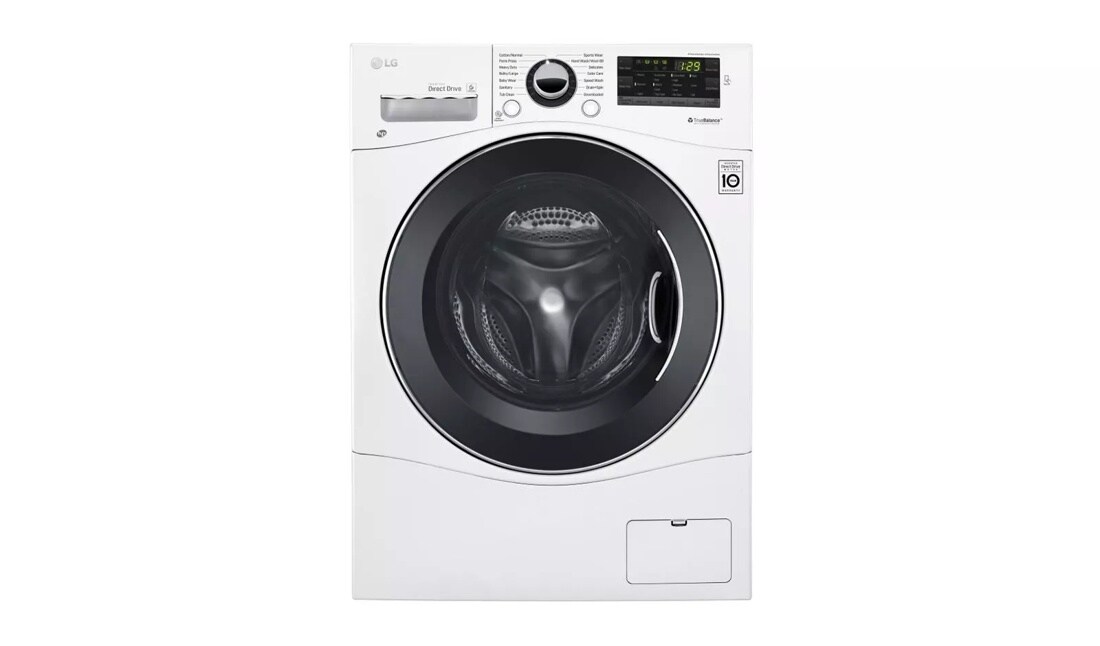 Front view of the 2.3 cu. ft. Capacity 24” Compact Front Load Washer w/ NFC Tag On - WM1388HW. 