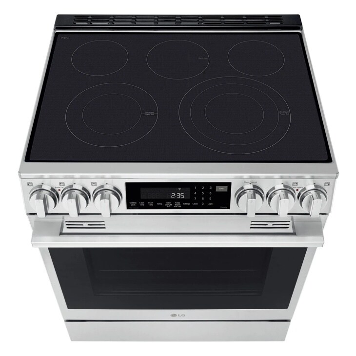 6.3 cu. ft. Smart Electric Slide-In Range - LSEL6337XE | LG USA
