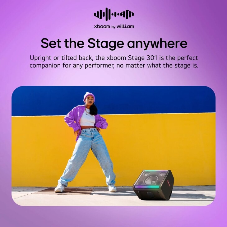 set the stage anywhere