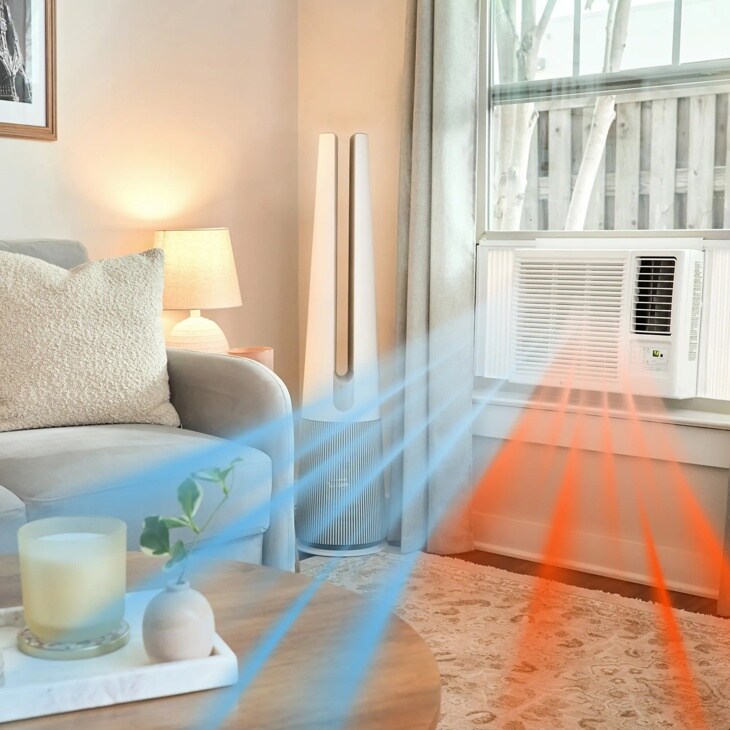 18,000 BTU Smart Wi-Fi Enabled Window Air Conditioner, Cooling & Heating LW1823HRSM