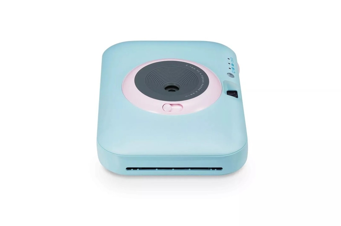 LG Pocket photo ミントブルー LG PC389S: Pocket Photo Snap Instant Camera | LG USA