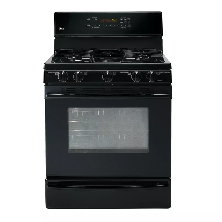 5.0 cu.ft. Freestanding Gas Range with Essex cabinets in White