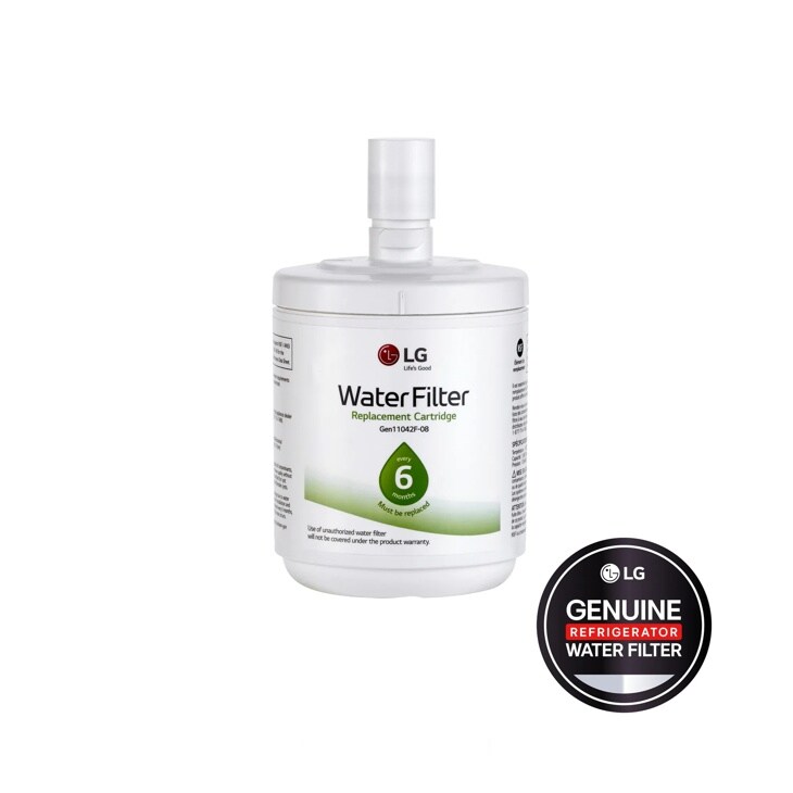 Front view of the LG LT500P® - 6 Month / 500 Gallon Capacity Replacement Refrigerator Water Filter (NSF42*) - LT500P. 