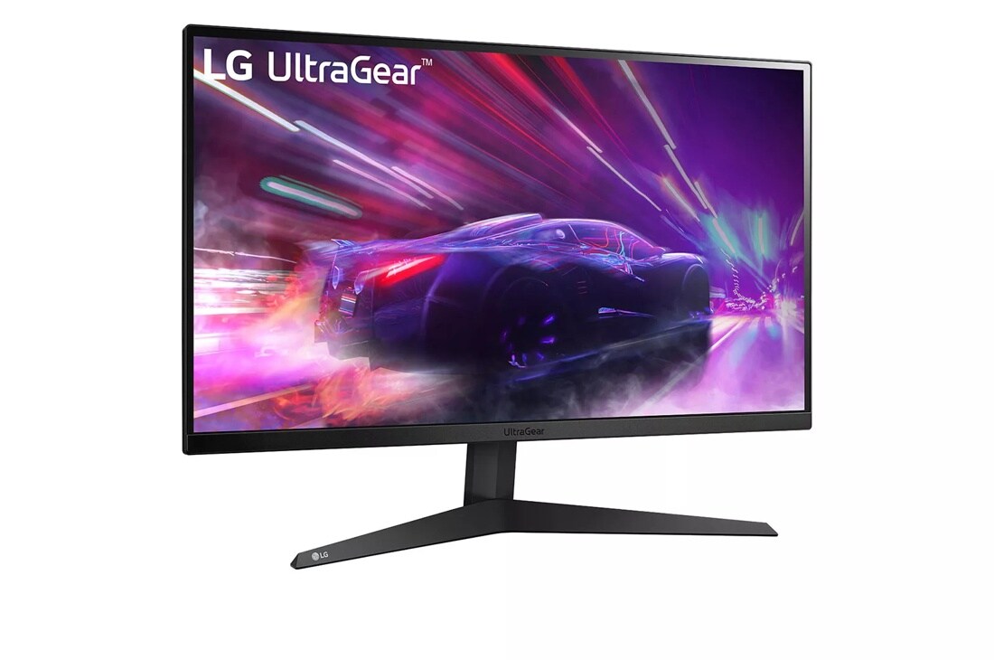 Left side view of the 27 Inch LG UltraGear (27GQ50F-B) gaming monitor with 165Hz refresh rate and 1ms (GtG) response time