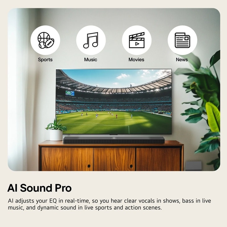 未使用 LG Soundbar S20A S20A LG Soundbar for TV with Dolby Audio™ 2.0 channel - S20A
