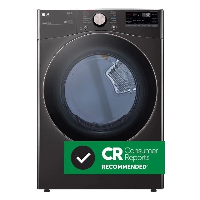 5.0 cu. ft. Front Load Washer and 7.4 cu. ft. Electric Dryer with pedestal washer and drawer Laundry Set in Black Steel WM4000HBA_DLEX4000B_WD300CB_WDP6B
