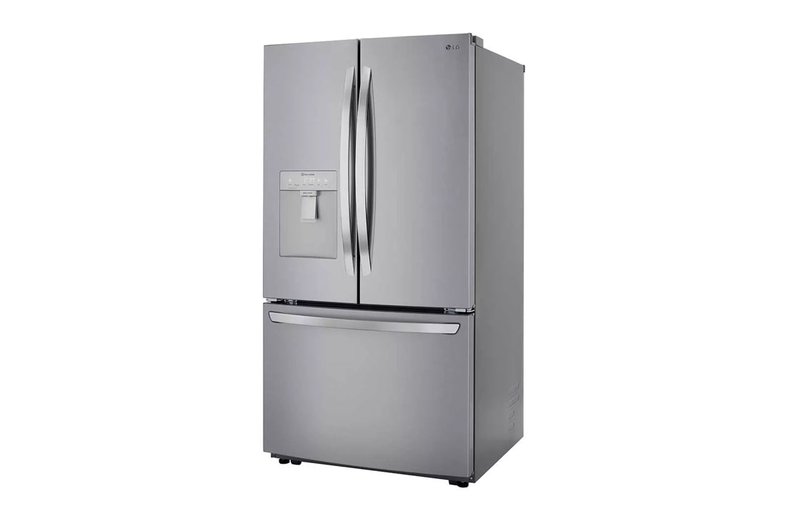 LG 29 Cu. Ft. French Door Refrigerator with Slim Design Water Dispenser in  Platinum Silver