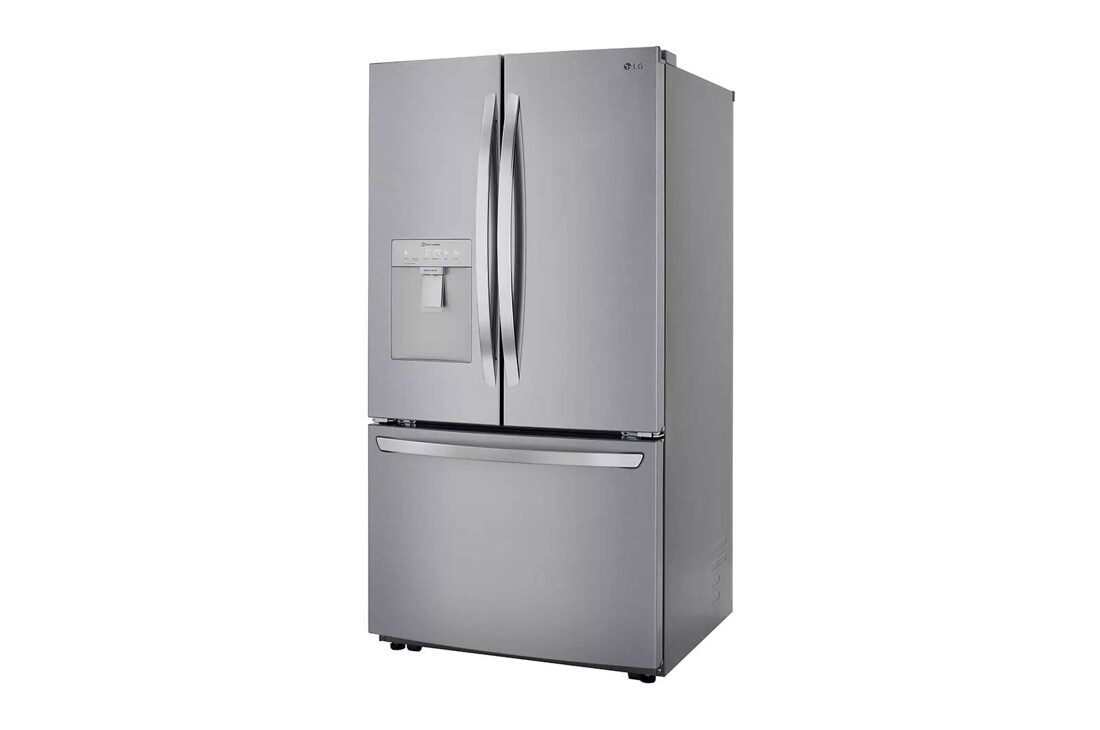 29 cu. ft. french door refrigerator left side angle view