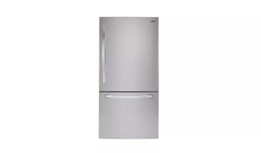 LG LDCS24223S Large 33 Inch Wide Bottom Freezer Refrigerator LG USA